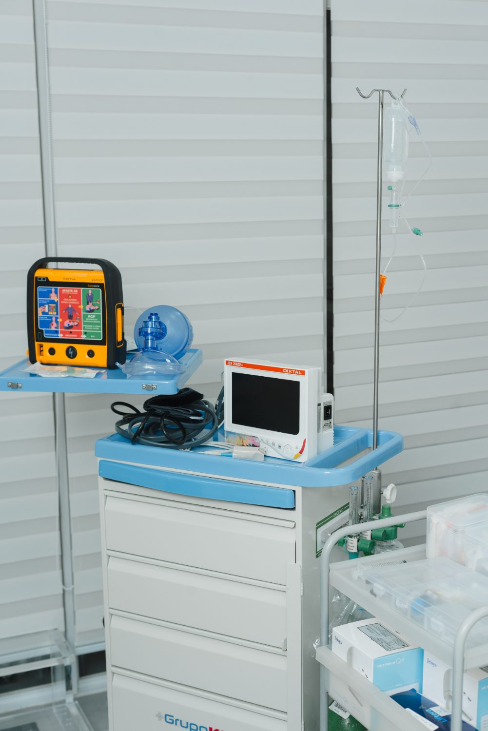 Equipamentos de monitorização e suporte da M2A