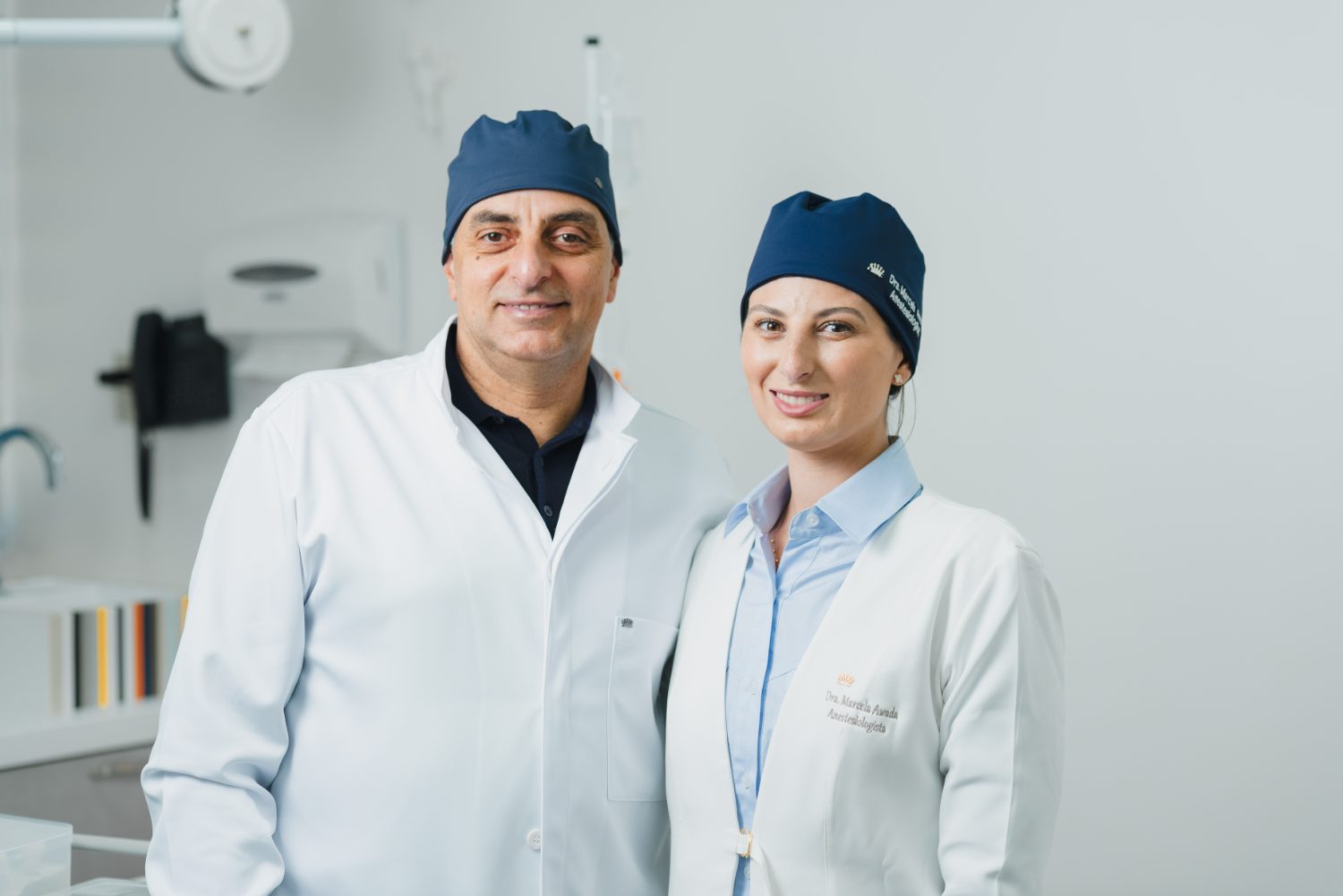 Dr. Marcelo e Dra. Marcela Awada, anestesiologistas da M2A